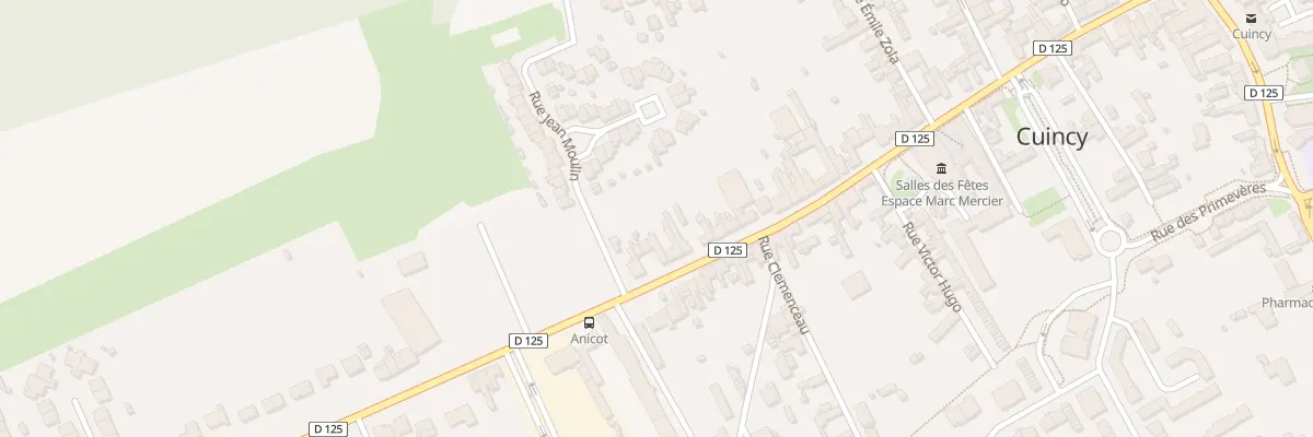 Plan du 222 Rue François Anicot à Cuincy