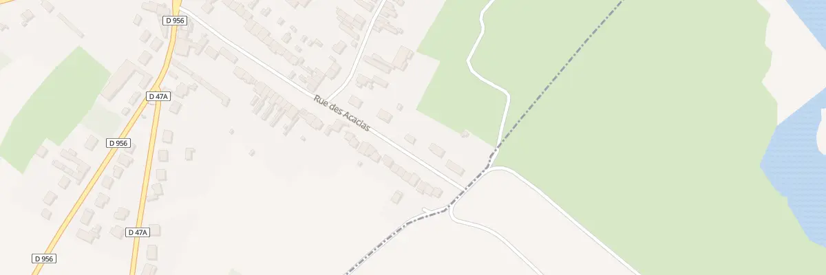 Plan du 27 Rue des Acacias à Lécluse