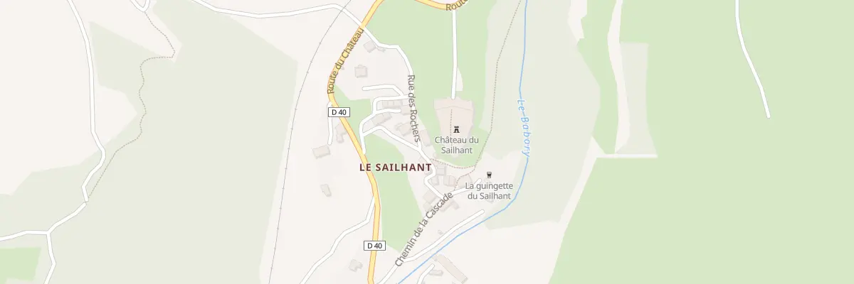 Plan du 5080 Le Sailhant à Andelat