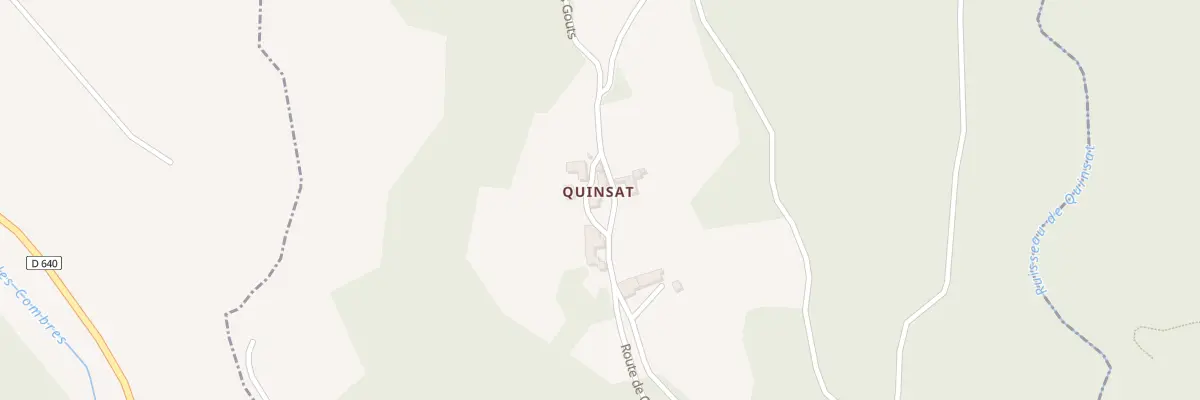 Plan du 5027 Quinsat à Grandeyrolles