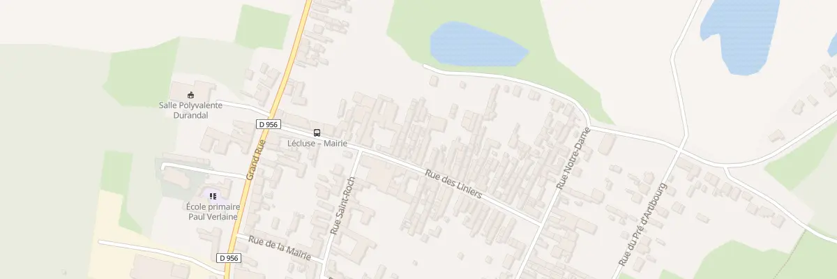 Plan du 29 Rue des Liniers à Lécluse