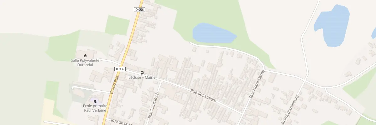 Plan du 23 Rue des Liniers à Lécluse