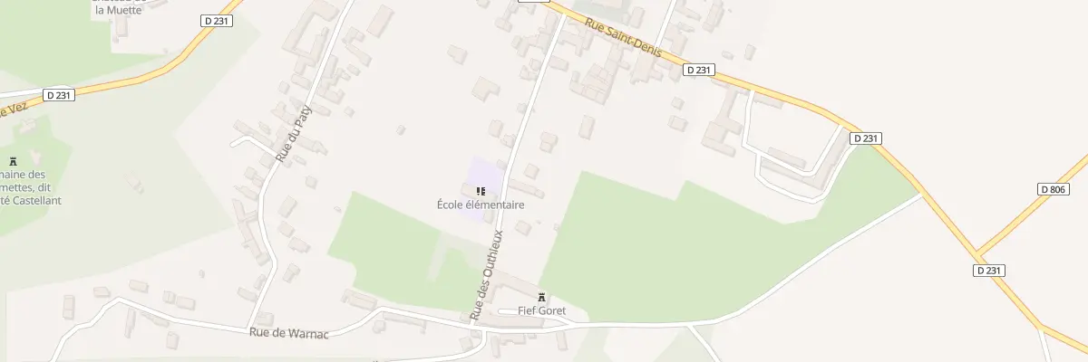 Plan du 4 Rue des Outhieux à Largny-sur-Automne