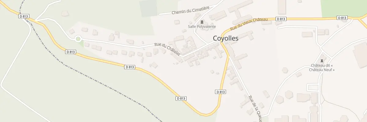 Plan du 5 Rue du Chatelet à Coyolles