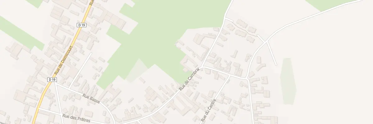 Plan du 27 Rue de Cambrai à Hermies