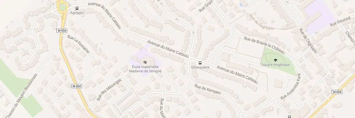 Plan du 99 Av du Maire Catteau à Wambrechies