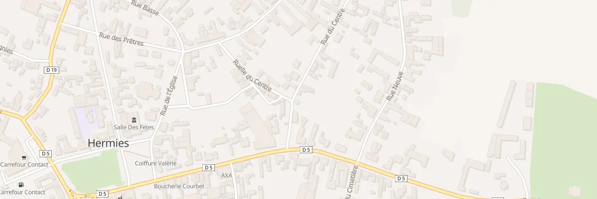Plan du 4 Rue du Centre à Hermies