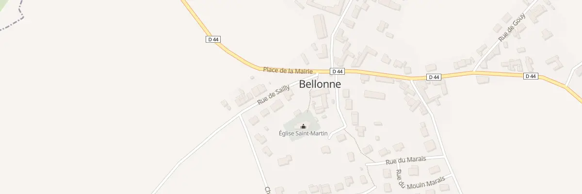 Plan du 1 Rue de Sailly à Bellonne