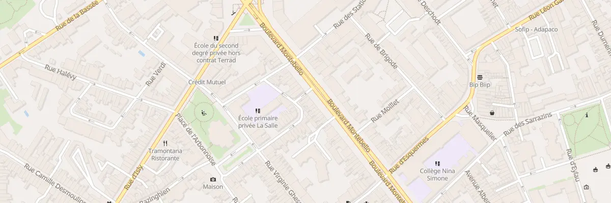 Plan du 24 Bd Montebello à Lille