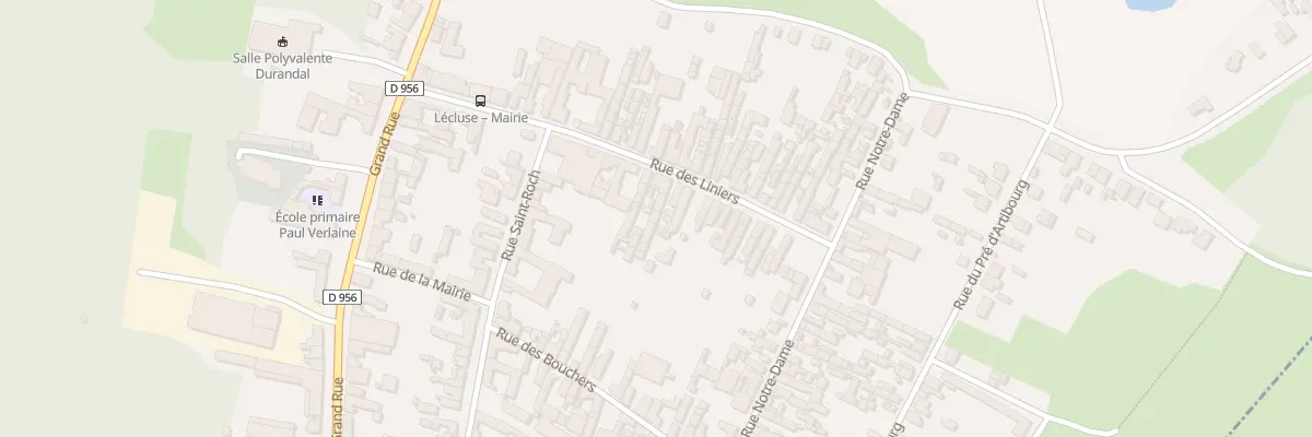 Plan du 24 Rue des Liniers à Lécluse