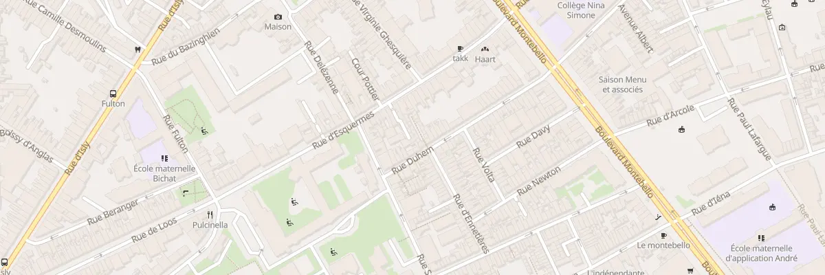 Plan du 5 Crs Becuve Rue d’Esquermes à Lille
