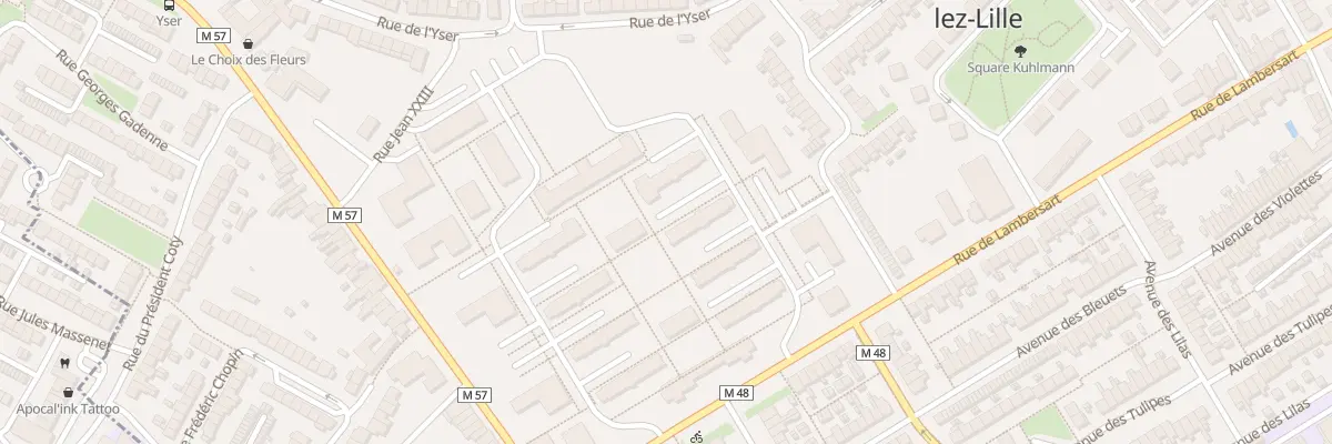 Plan du 76 Rue de Lambersart à Saint-André-lez-Lille