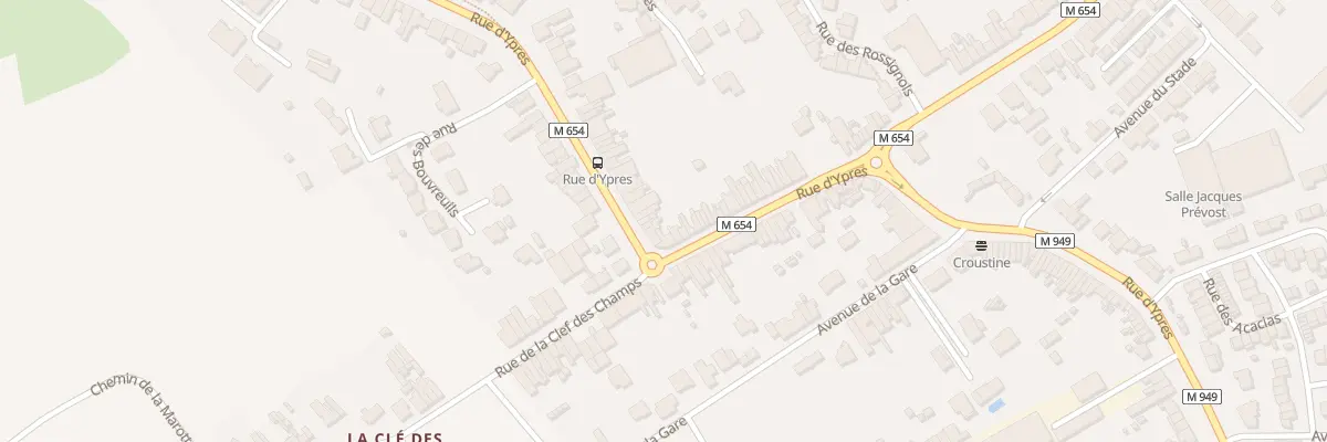 Plan du 1140 Rue d’Ypres à Wambrechies