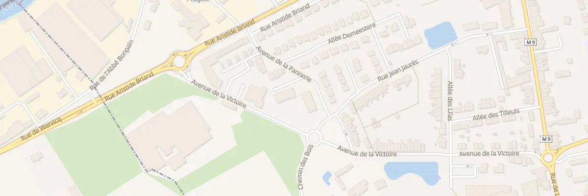 Plan du 3 Av de la Pannerie à Wervicq-Sud
