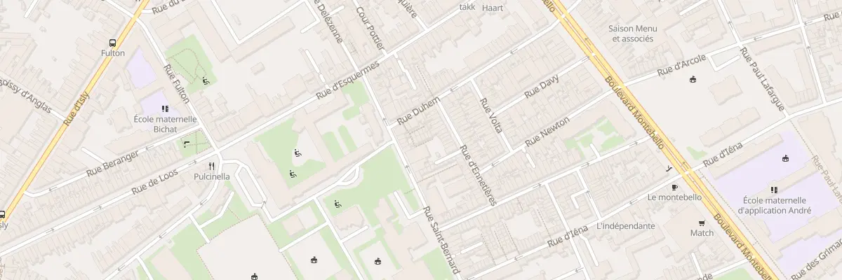 Plan du 7 Vc Leclercq 47 Rue Duhem à Lille