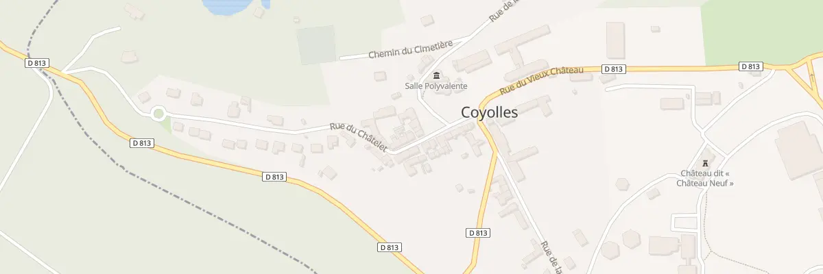 Plan du 4 Rue du Chatelet à Coyolles