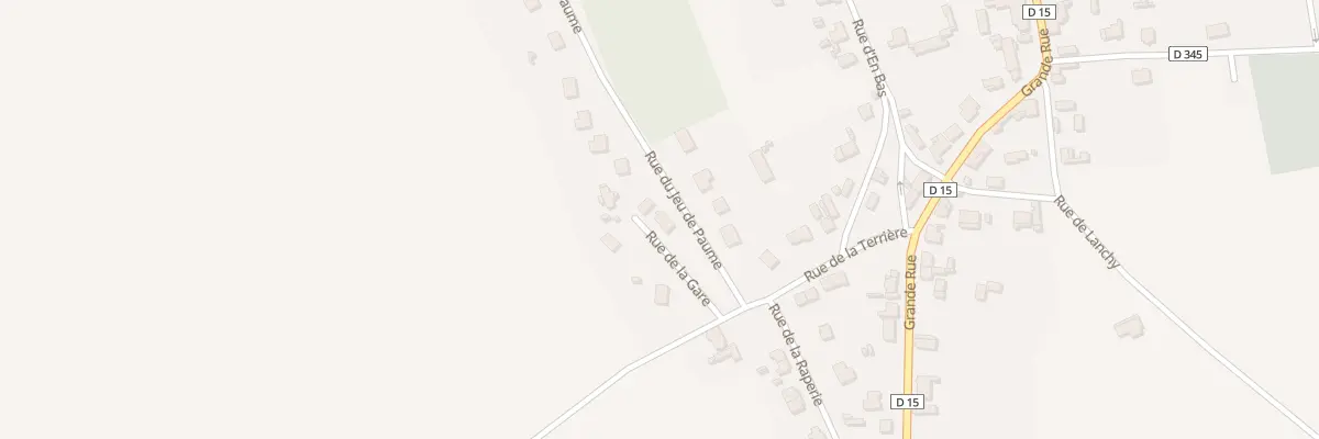 Plan du 1 Rue de la Gare à Monchy-Lagache