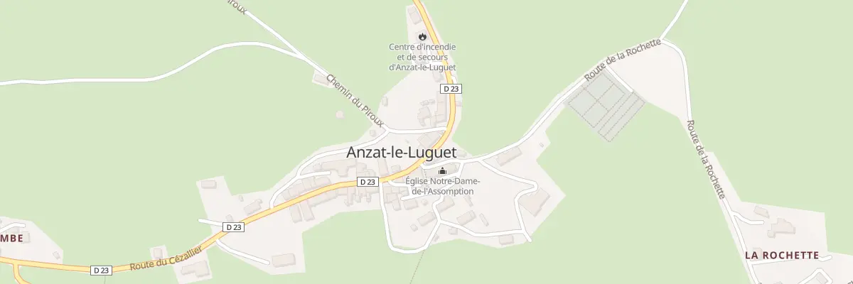 Plan du 5005 Le Bourg à Anzat-le-Luguet