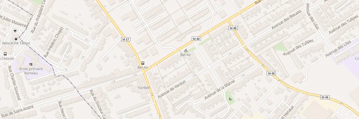 Plan du 117 Rue de Lambersart à Saint-André-lez-Lille