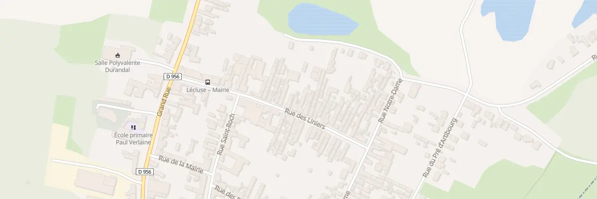 Plan du 45 Rue des Liniers à Lécluse