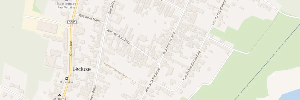 Plan du 18 Rue des Bouchers à Lécluse