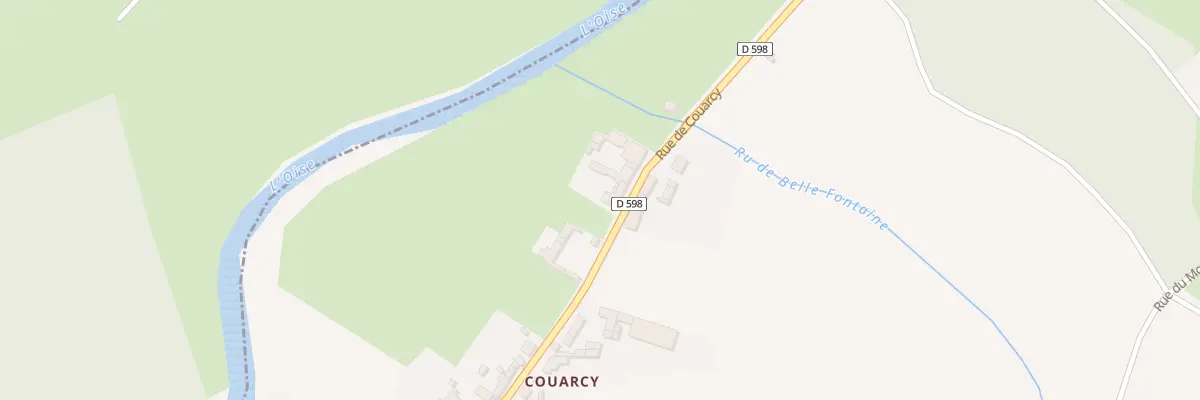 Plan du 498 Rue de Couarcy à Pontoise-lès-Noyon