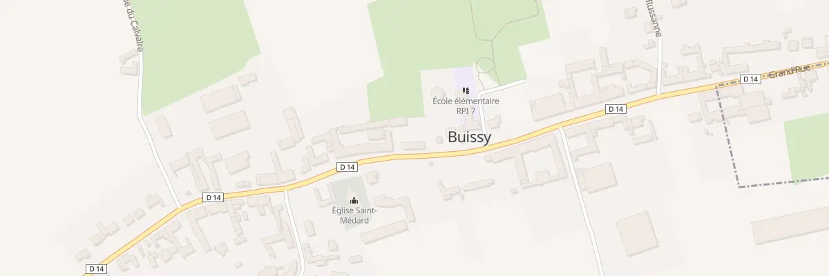 Plan du 37 Grand Rue à Buissy