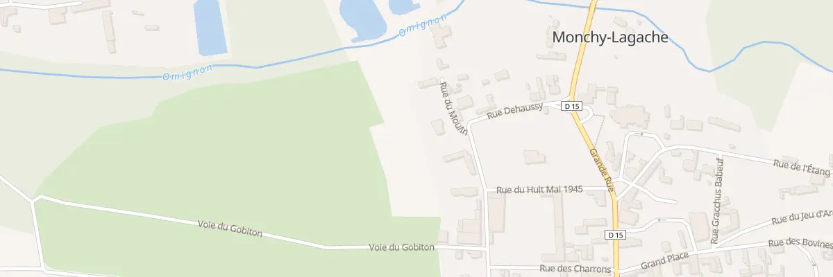 Plan du 2 Rue d’En Bas à Monchy-Lagache