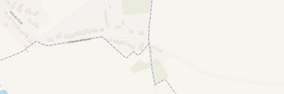 Plan du 22 Che d’Ecourt à Récourt