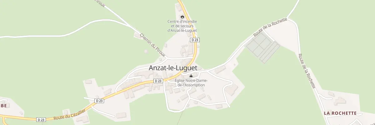 Plan du 5006 Le Bourg à Anzat-le-Luguet
