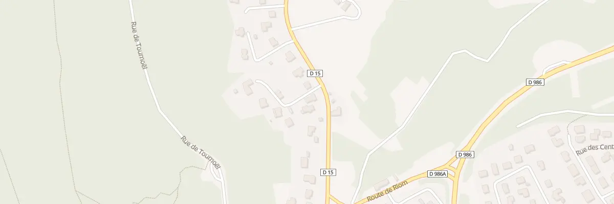 Plan du 15 Rte de Châtel à Volvic