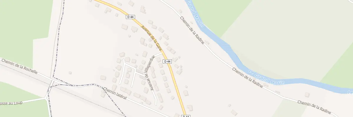 Plan du 743 Av de la Gare à Mouroux