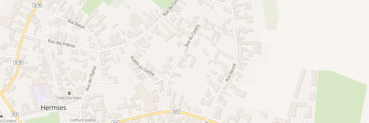 Plan du 10 Rue du Centre à Hermies