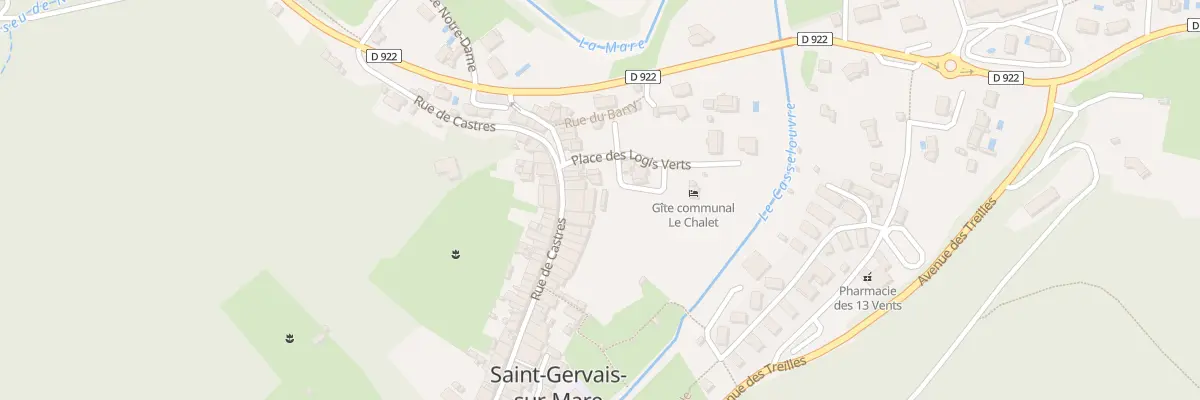 Plan du 5180 Rue de Castres à Saint-Gervais-sur-Mare