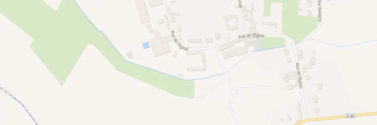 Plan du 422 Rue de l’Eglise à Flavy-le-Meldeux