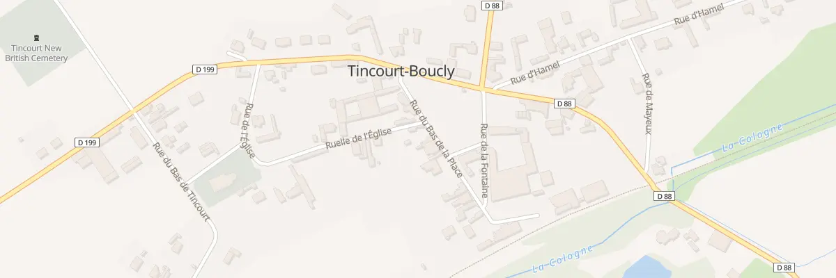 Plan du 13 Rue du Bas de la Place à Tincourt-Boucly