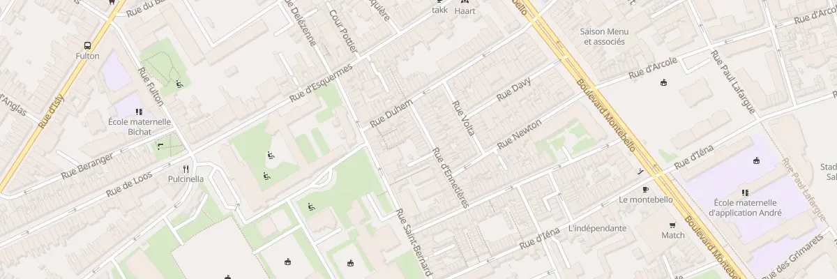 Plan du 12 Rue d’Ennetières à Lille