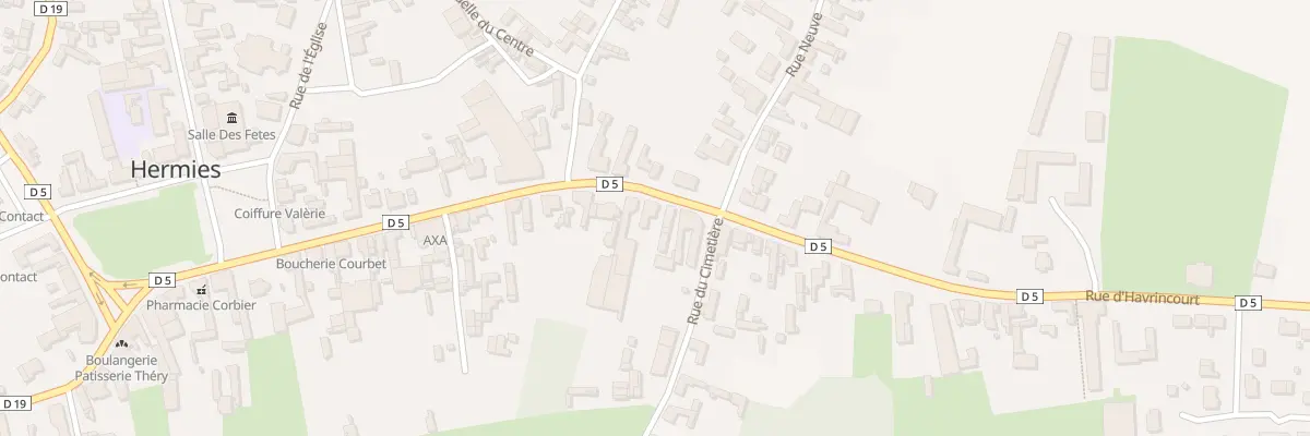 Plan du 64 Rue d’Havrincourt à Hermies