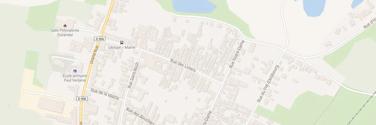 Plan du 53 Rue des Liniers à Lécluse