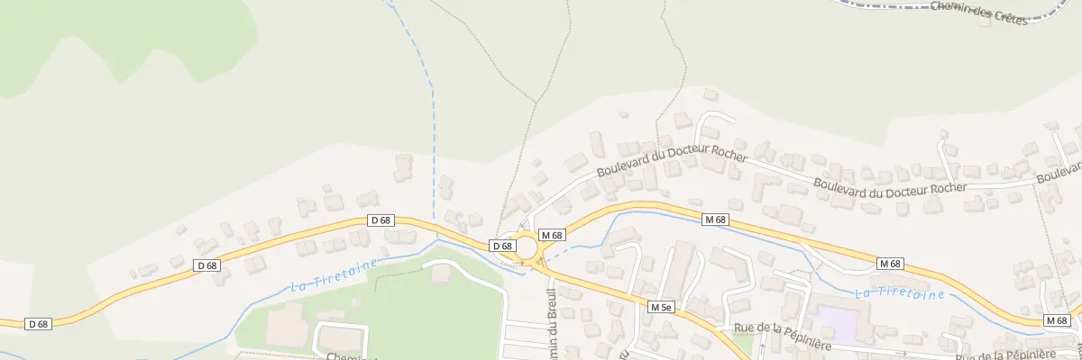 Plan du 94 Bd Docteur Rocher à Royat