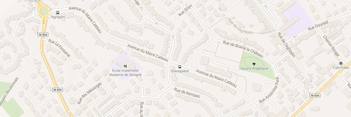 Plan du 2 Rue Victor Hugo à Wambrechies