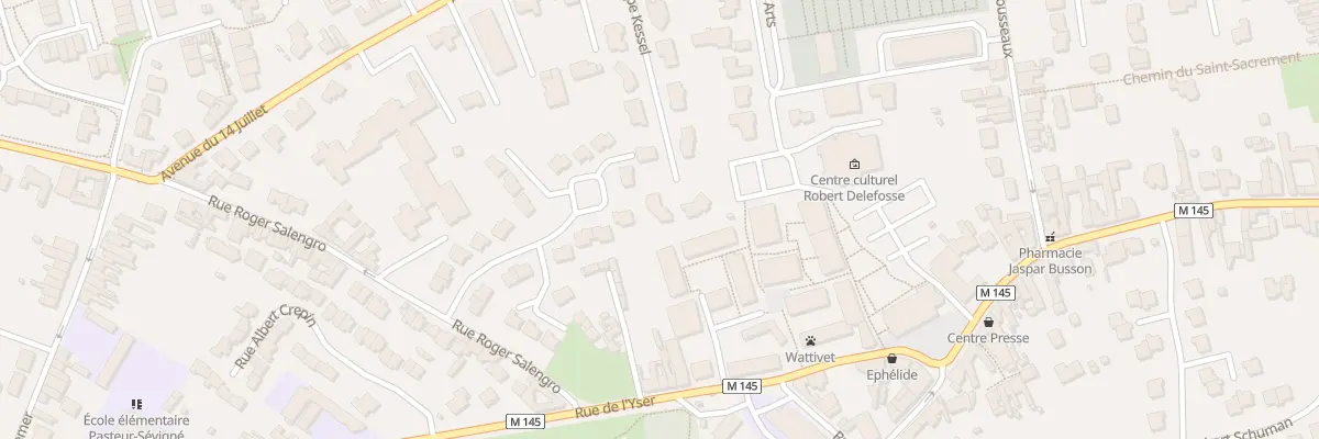 Plan du 7 Rue Philippe de Kessel à Wattignies
