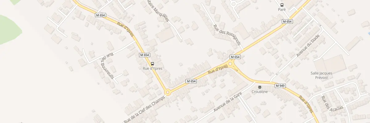 Plan du 1080 Rue d’Ypres à Wambrechies