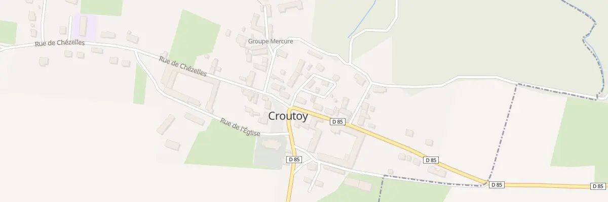 Plan du 11 Rue du 9 Juin 1940 à Croutoy