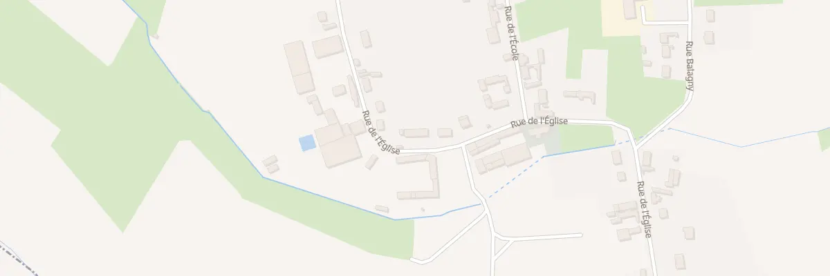 Plan du 443 Rue de l’Eglise à Flavy-le-Meldeux