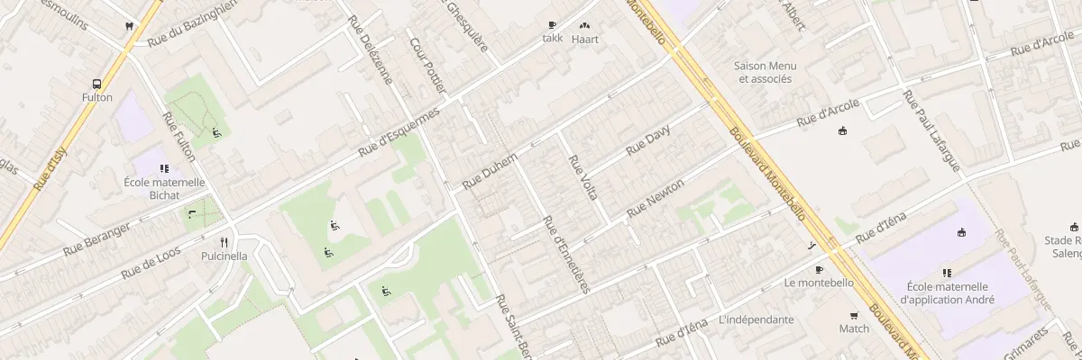 Plan du 7 Rue d’Ennetières à Lille