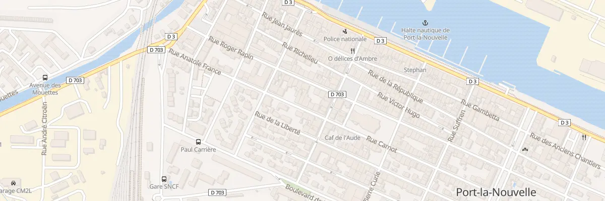Plan du 243 Rue Anatole France à Port-la-Nouvelle