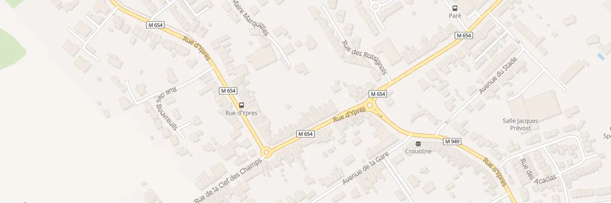 Plan du 1066 Rue d’Ypres à Wambrechies