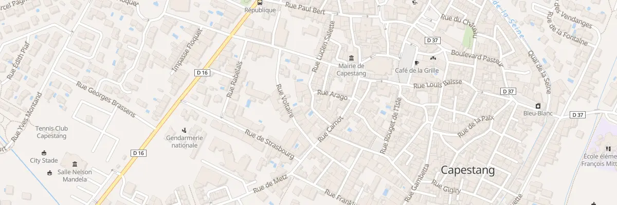 Plan du 24 Rue Lucien Salette à Capestang