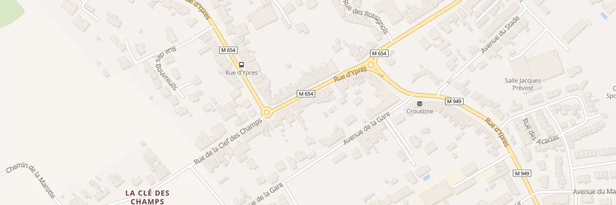Plan du 1095 Rue d’Ypres à Wambrechies